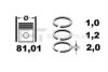 VW 06B198151A Piston Ring Kit